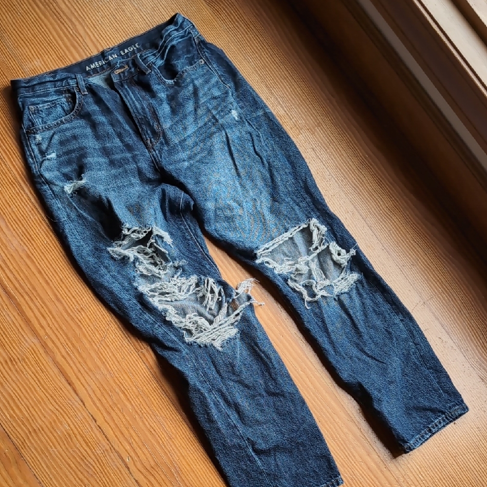 American Eagle Outfitters Blue Relaxed Jeans